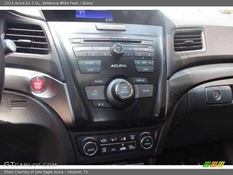 Bellanova White Pearl / Ebony 2014 Acura ILX 2.0L