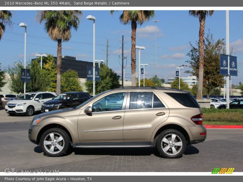 Sand Beige Metallic / Cashmere 2010 Mercedes-Benz ML 350 4Matic