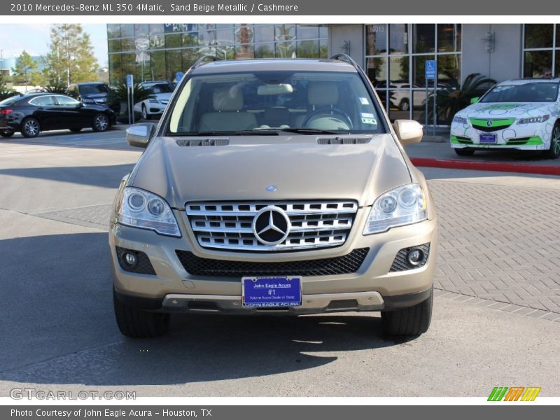 Sand Beige Metallic / Cashmere 2010 Mercedes-Benz ML 350 4Matic