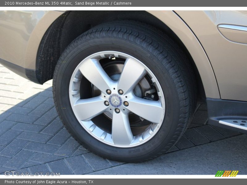 Sand Beige Metallic / Cashmere 2010 Mercedes-Benz ML 350 4Matic