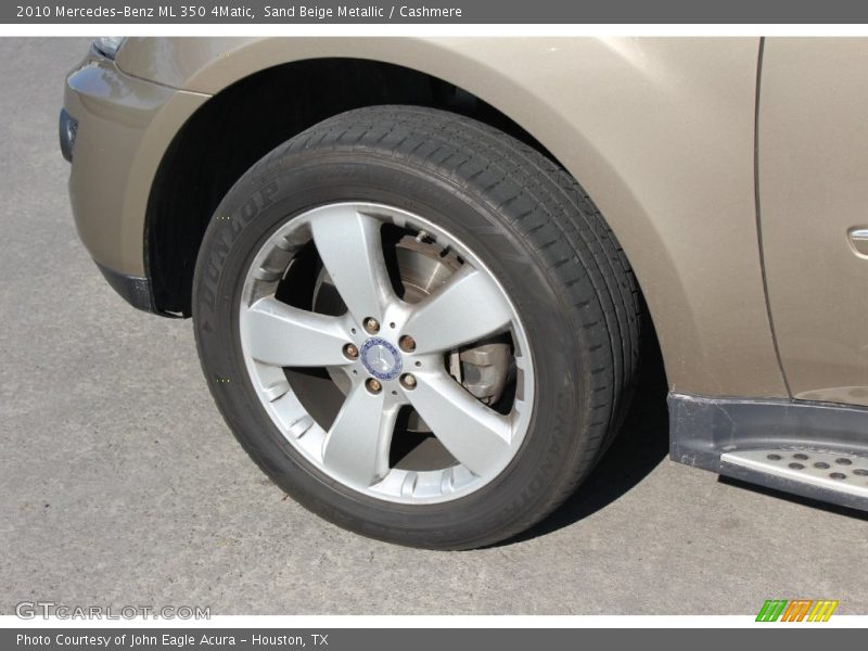 Sand Beige Metallic / Cashmere 2010 Mercedes-Benz ML 350 4Matic