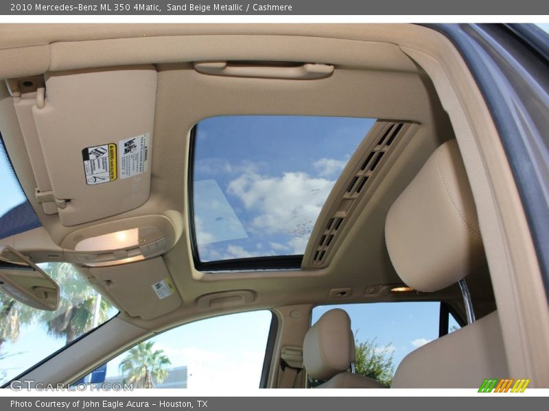 Sand Beige Metallic / Cashmere 2010 Mercedes-Benz ML 350 4Matic