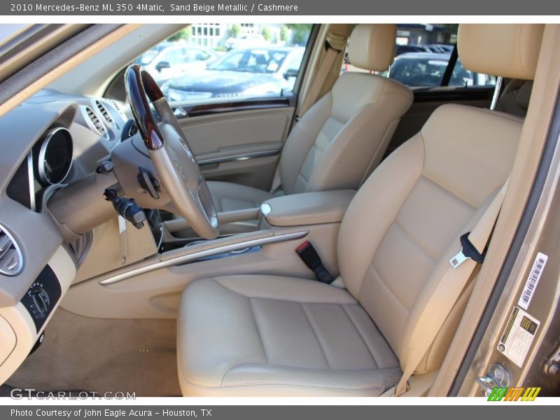Sand Beige Metallic / Cashmere 2010 Mercedes-Benz ML 350 4Matic