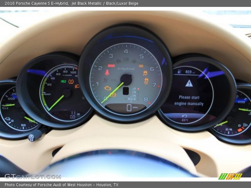  2016 Cayenne S E-Hybrid S E-Hybrid Gauges
