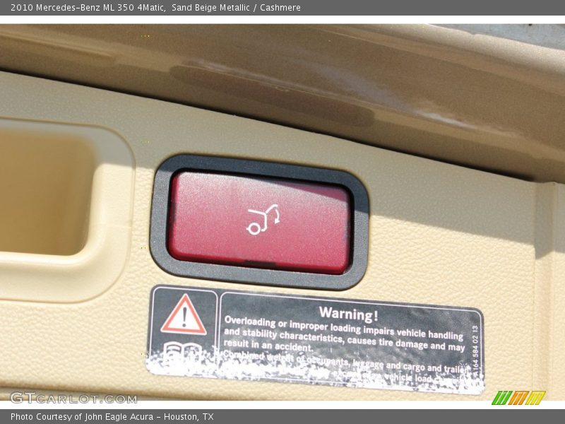 Sand Beige Metallic / Cashmere 2010 Mercedes-Benz ML 350 4Matic