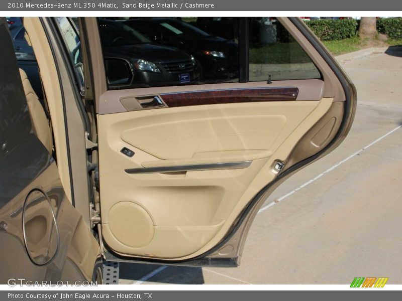 Sand Beige Metallic / Cashmere 2010 Mercedes-Benz ML 350 4Matic