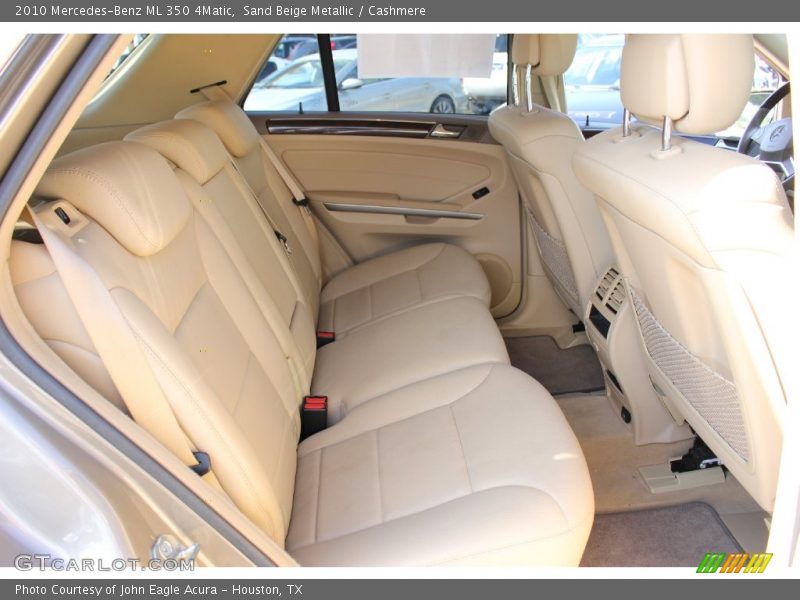 Sand Beige Metallic / Cashmere 2010 Mercedes-Benz ML 350 4Matic