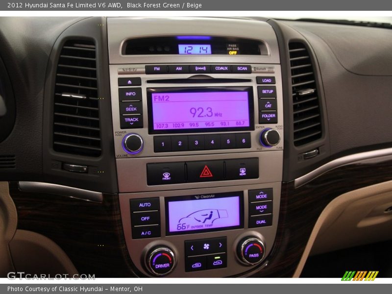 Black Forest Green / Beige 2012 Hyundai Santa Fe Limited V6 AWD