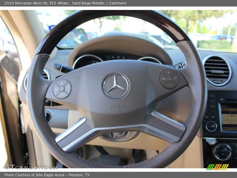 Sand Beige Metallic / Cashmere 2010 Mercedes-Benz ML 350 4Matic