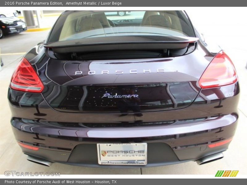 Amethyst Metallic / Luxor Beige 2016 Porsche Panamera Edition