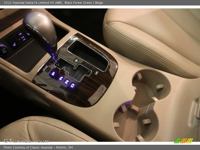 Black Forest Green / Beige 2012 Hyundai Santa Fe Limited V6 AWD