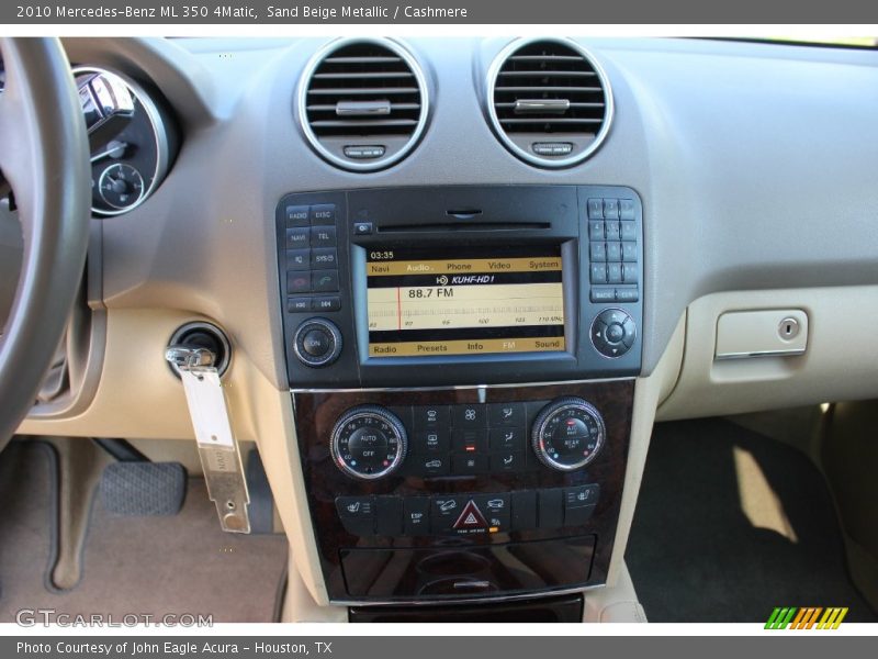Sand Beige Metallic / Cashmere 2010 Mercedes-Benz ML 350 4Matic