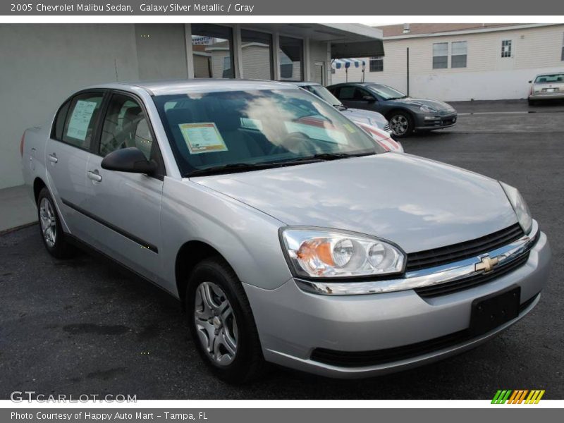 Galaxy Silver Metallic / Gray 2005 Chevrolet Malibu Sedan