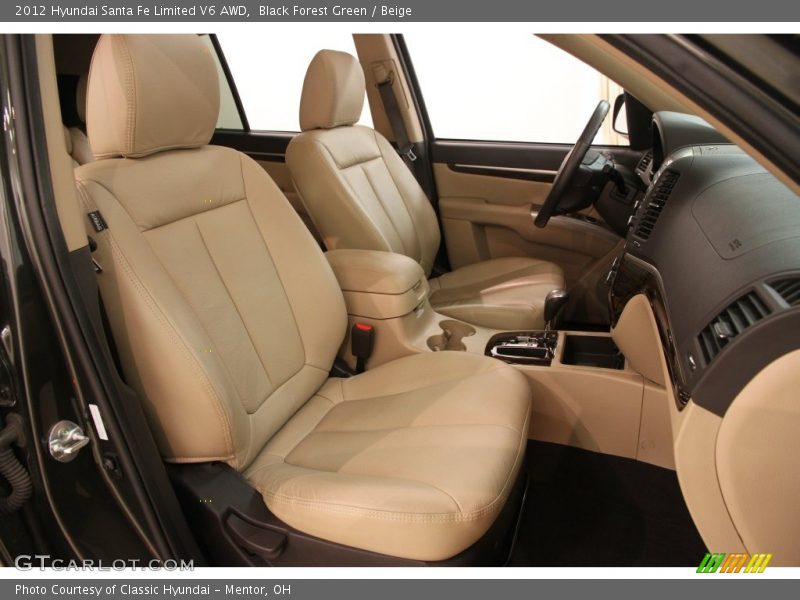 Black Forest Green / Beige 2012 Hyundai Santa Fe Limited V6 AWD