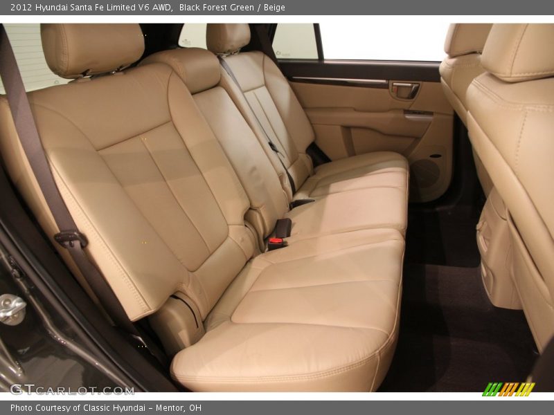 Black Forest Green / Beige 2012 Hyundai Santa Fe Limited V6 AWD