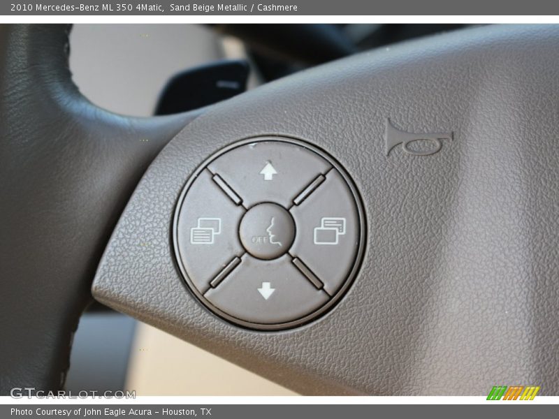 Sand Beige Metallic / Cashmere 2010 Mercedes-Benz ML 350 4Matic