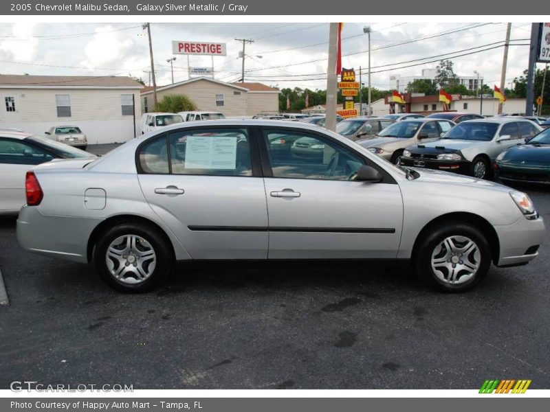 Galaxy Silver Metallic / Gray 2005 Chevrolet Malibu Sedan