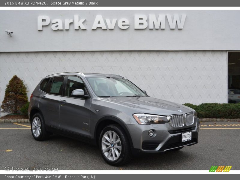 Space Grey Metallic / Black 2016 BMW X3 xDrive28i