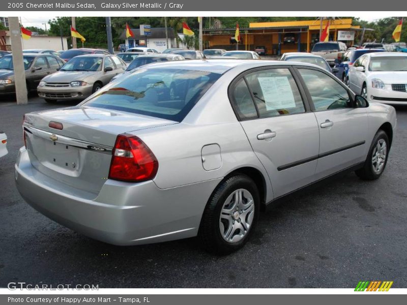 Galaxy Silver Metallic / Gray 2005 Chevrolet Malibu Sedan