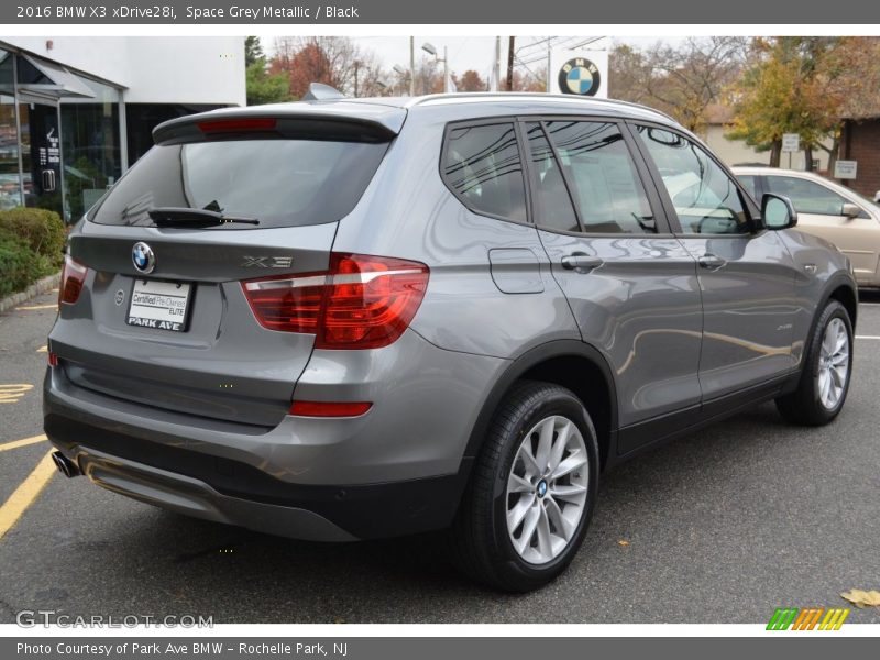 Space Grey Metallic / Black 2016 BMW X3 xDrive28i