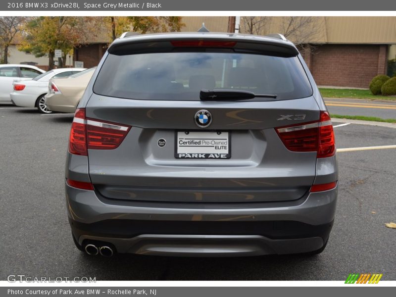Space Grey Metallic / Black 2016 BMW X3 xDrive28i