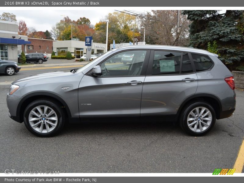 Space Grey Metallic / Black 2016 BMW X3 xDrive28i