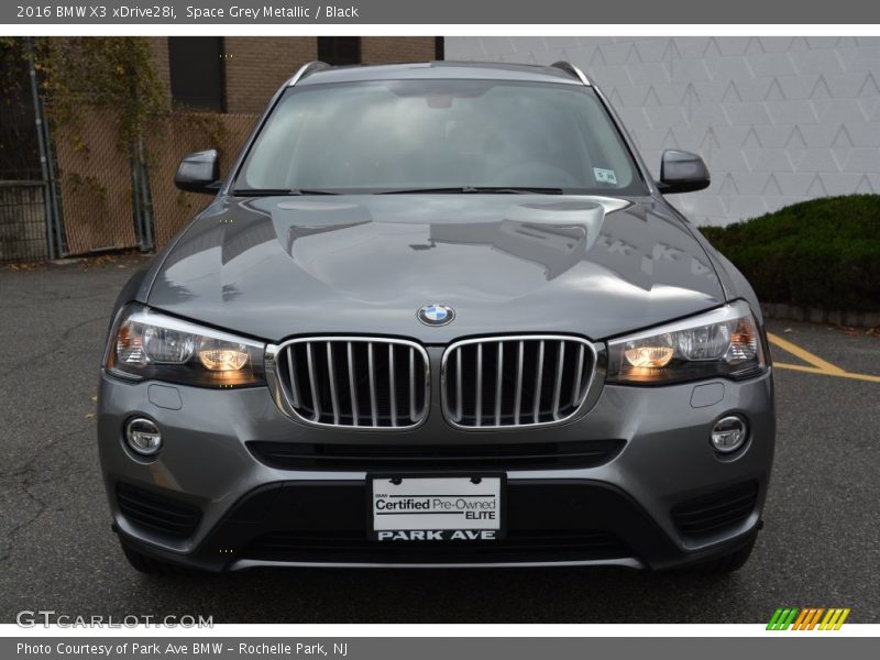 Space Grey Metallic / Black 2016 BMW X3 xDrive28i