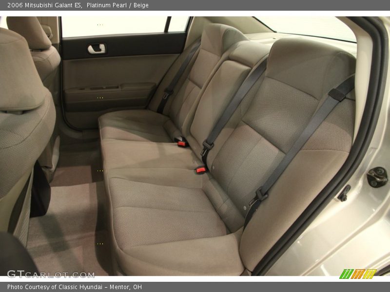 Platinum Pearl / Beige 2006 Mitsubishi Galant ES
