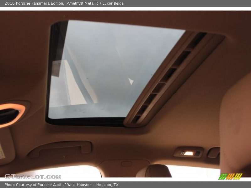 Amethyst Metallic / Luxor Beige 2016 Porsche Panamera Edition