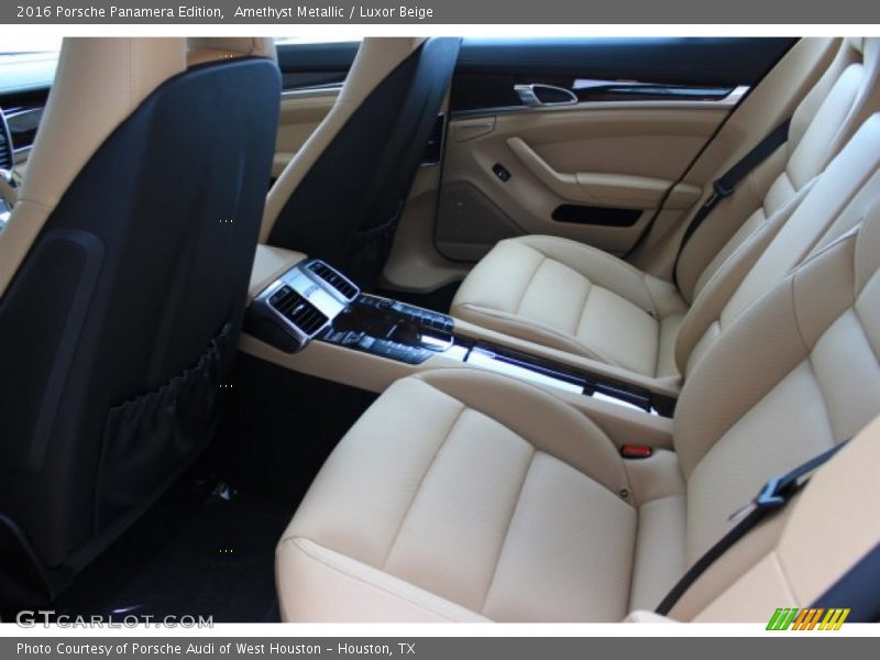 Rear Seat of 2016 Panamera Edition