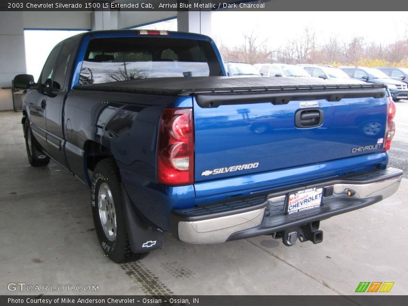 Arrival Blue Metallic / Dark Charcoal 2003 Chevrolet Silverado 1500 LS Extended Cab