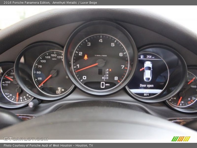  2016 Panamera Edition Edition Gauges