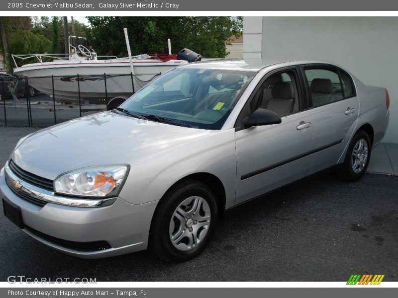 Galaxy Silver Metallic / Gray 2005 Chevrolet Malibu Sedan