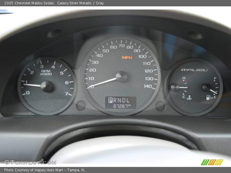 Galaxy Silver Metallic / Gray 2005 Chevrolet Malibu Sedan