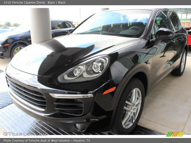 Black / Black 2016 Porsche Cayenne Diesel