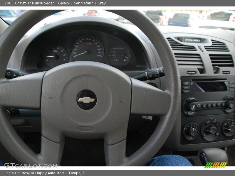 Galaxy Silver Metallic / Gray 2005 Chevrolet Malibu Sedan