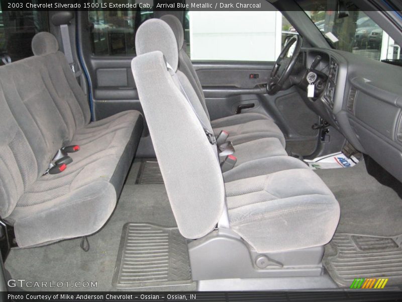 Arrival Blue Metallic / Dark Charcoal 2003 Chevrolet Silverado 1500 LS Extended Cab