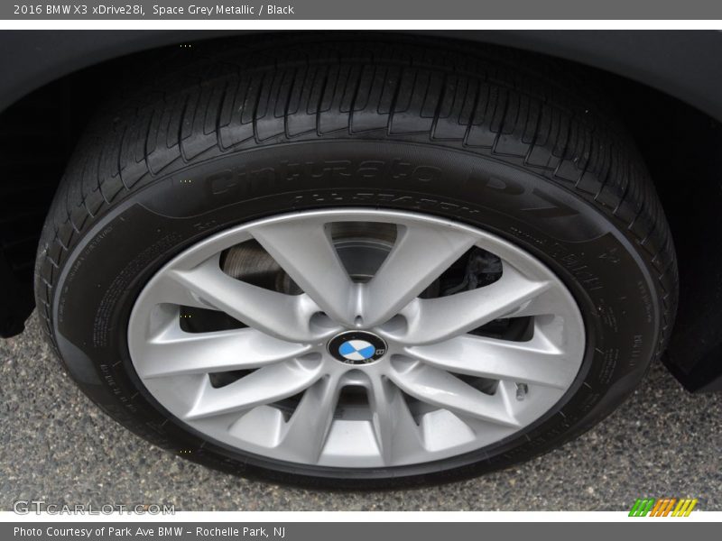 Space Grey Metallic / Black 2016 BMW X3 xDrive28i