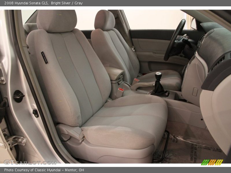 Bright Silver / Gray 2008 Hyundai Sonata GLS