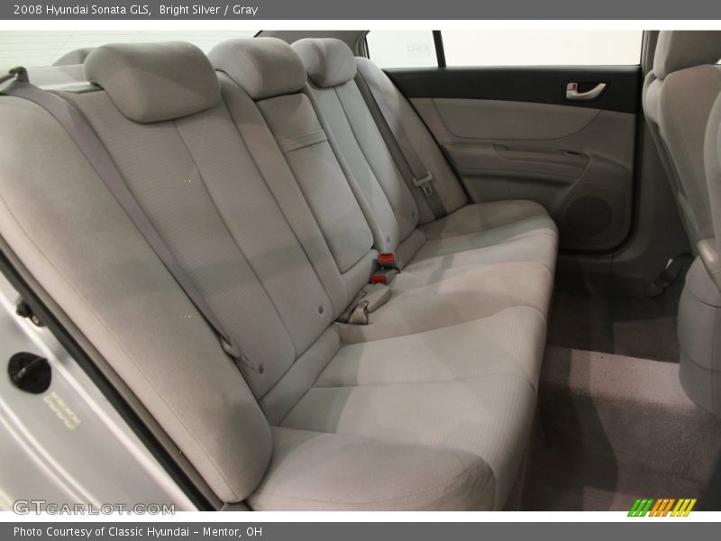 Bright Silver / Gray 2008 Hyundai Sonata GLS