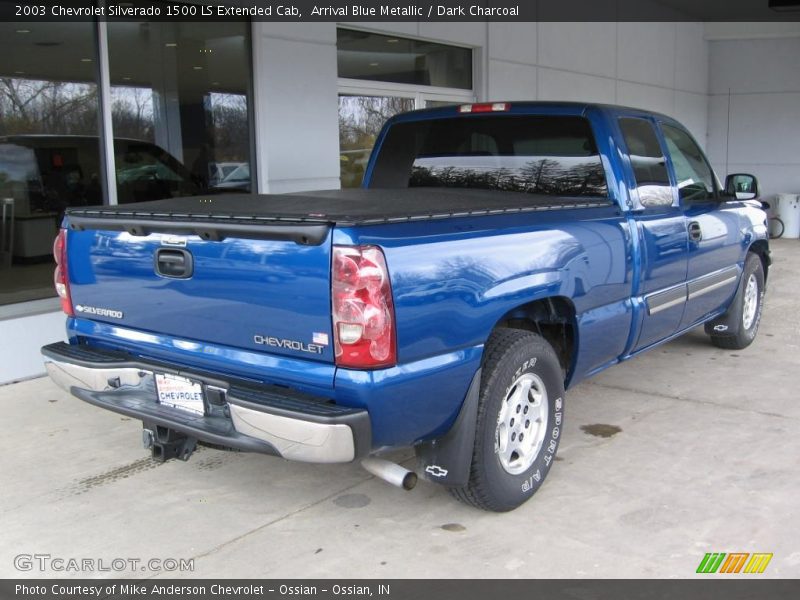 Arrival Blue Metallic / Dark Charcoal 2003 Chevrolet Silverado 1500 LS Extended Cab