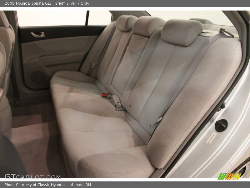 Bright Silver / Gray 2008 Hyundai Sonata GLS