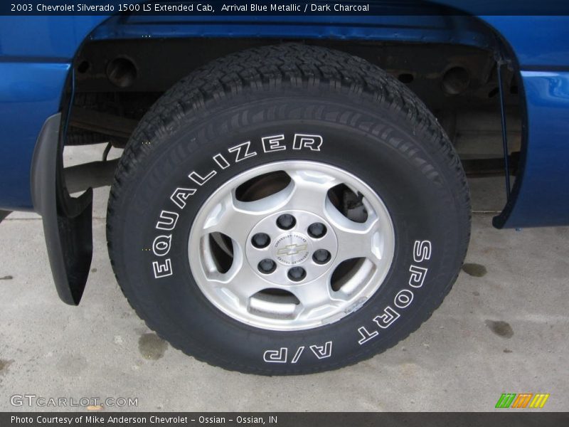 Arrival Blue Metallic / Dark Charcoal 2003 Chevrolet Silverado 1500 LS Extended Cab