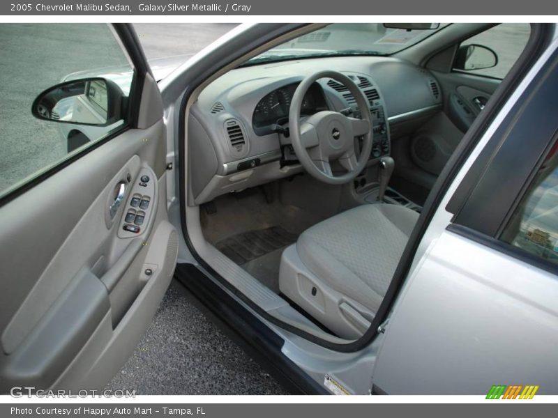 Galaxy Silver Metallic / Gray 2005 Chevrolet Malibu Sedan