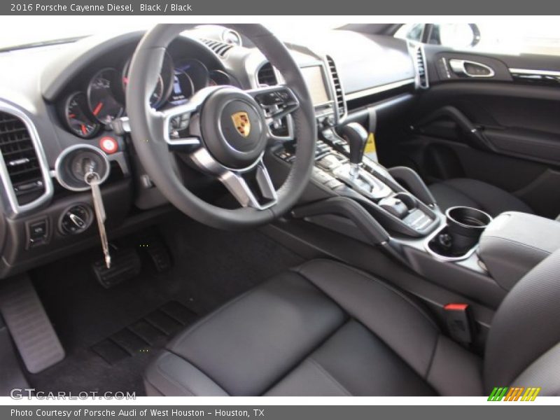 Black / Black 2016 Porsche Cayenne Diesel