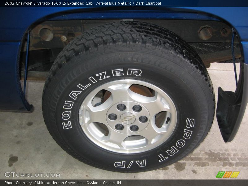 Arrival Blue Metallic / Dark Charcoal 2003 Chevrolet Silverado 1500 LS Extended Cab