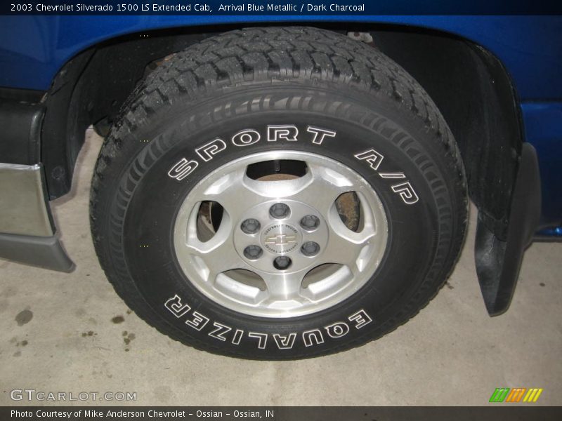 Arrival Blue Metallic / Dark Charcoal 2003 Chevrolet Silverado 1500 LS Extended Cab