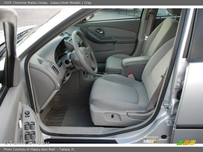 Galaxy Silver Metallic / Gray 2005 Chevrolet Malibu Sedan