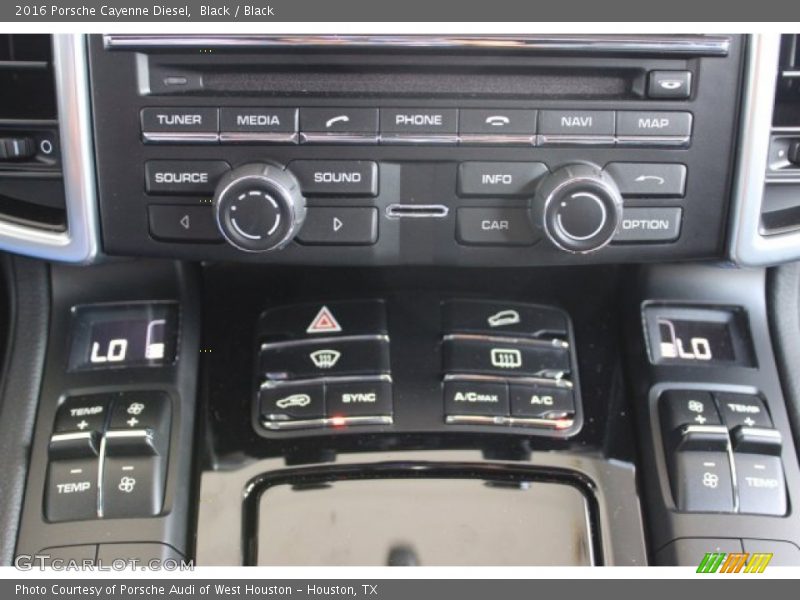 Controls of 2016 Cayenne Diesel