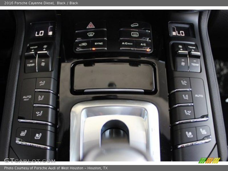 Controls of 2016 Cayenne Diesel